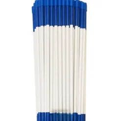 StakeMakers Driveway Markers Blue 1000 Pack 4′ x 5/16″ Reflective Snow Plow Stakes
