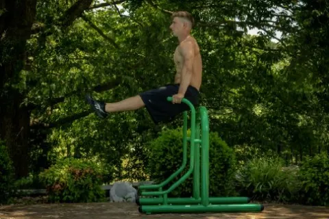 Stamina Outdoor Fitness Multi-Station Gym Green