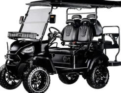 StandbyMe Golf Cart Electric 48V 5000W AC Motor 18 Inch Off Road Tires Black