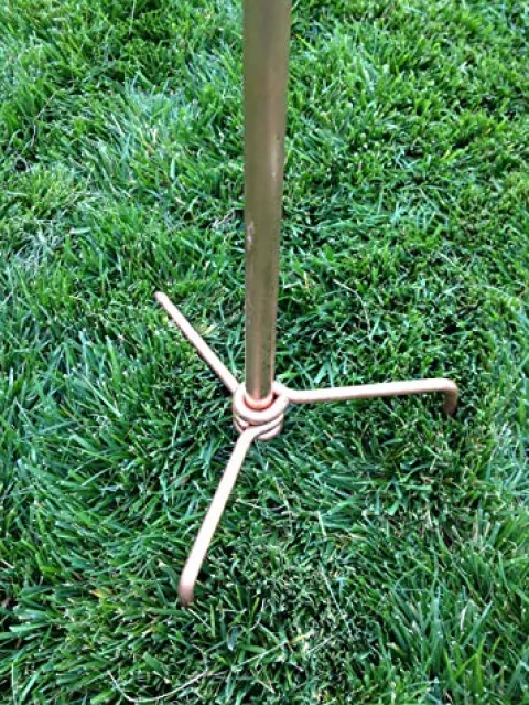 Stanwood Wind Sculpture Large Kinetic Copper Dual Spinner Jumbo Version Copper