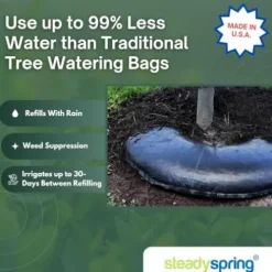 SteadySpring Smart Tree Watering Mat with Auto Refills for 20-Inch Root Ball