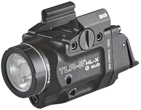 Streamlight TLR-8 HL-X G 1000-Lumen Tactical Flashlight with Green Laser for Sig Sauer P365/XL Rail Black