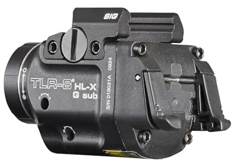 Streamlight TLR-8 HL-X G 1000-Lumen Tactical Flashlight with Green Laser for Sig Sauer P365/XL Rail Black