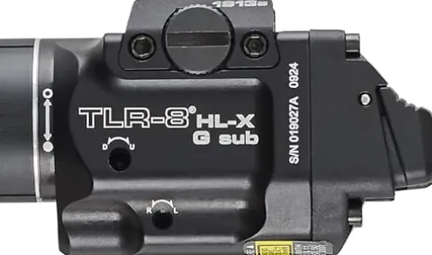 Streamlight TLR-8 HL-X G 1000-Lumen Tactical Flashlight with Green Laser Black