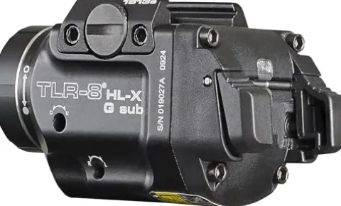 Streamlight TLR-8 HL-X G 1000-Lumen Tactical Flashlight with Green Laser Black