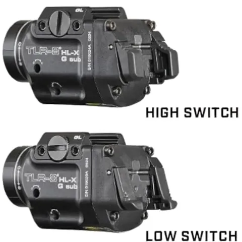 Streamlight TLR-8 HL-X G 1000-Lumen Tactical Flashlight with Green Laser Black