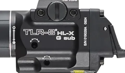 Streamlight TLR-8 HL-X G 1000-Lumen Tactical Flashlight with Green Laser Black