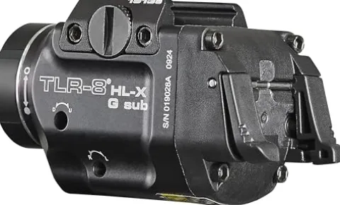 Streamlight TLR-8 HL-X G 1000-Lumen Tactical Flashlight with Green Laser Black