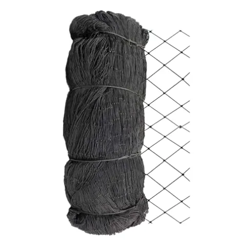Stromberg’s 1″ Knotted Game Bird Netting Black – Heavy Duty, UV-Resistant, 85 lb Break Strength, 50′ x 100′