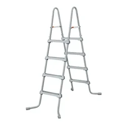 Summer Waves 18ft Elite Frame Above-Ground Pool with Filter Pump, Ladder & Pool Cover Gray