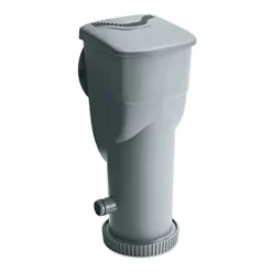 Summer Waves 18ft Elite Frame Above-Ground Pool with Filter Pump, Ladder & Pool Cover Gray