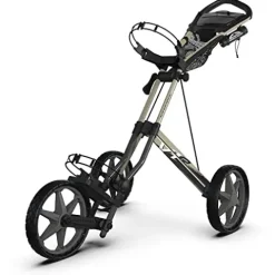 Sun Mountain Golf Speed Cart V1R 3 Wheel Push Cart – Steel Fog