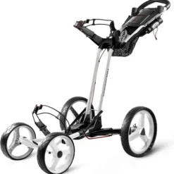 Sun Mountain Pathfinder Px4 4-Wheel Golf Push Cart White