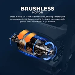 Sunny Health & Fitness Astra Elite Advanced Brushless Technology Treadmill Black