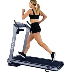 Sunny Health & Fitness ASUNA SpaceFlex Electric Running Treadmill Silver