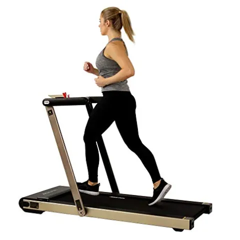 Sunny Health & Fitness ASUNA Space Saving Treadmill Black