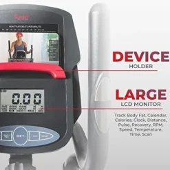 Sunny Health & Fitness Elite Smart Elliptical Cross Trainer Gray