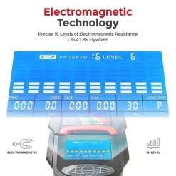 Sunny Health & Fitness Elliptical Cross Trainer Exercise Machine Black