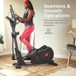Sunny Health & Fitness Elliptical Cross Trainer Exercise Machine Black