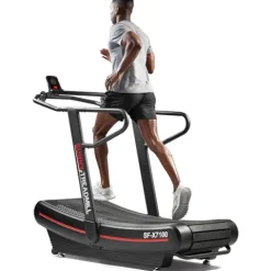 Sunny Health & Fitness Manual Treadmill Black