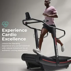 Sunny Health & Fitness Manual Treadmill Black