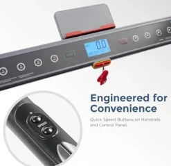 Sunny Health & Fitness Pegasus Smart Treadmill Gray