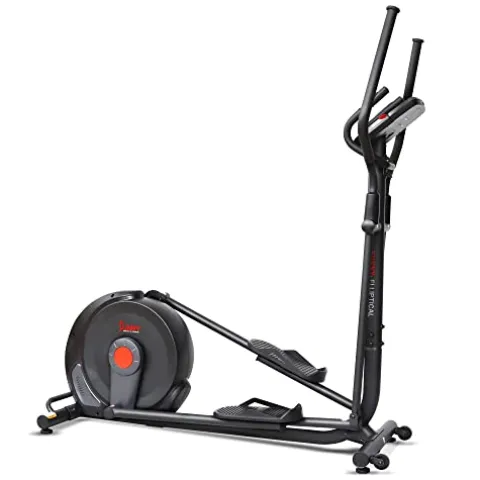 Sunny Health & Fitness Power Stride SMART Elliptical Trainer Black