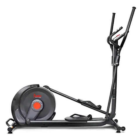 Sunny Health & Fitness Power Stride SMART Elliptical Trainer Black