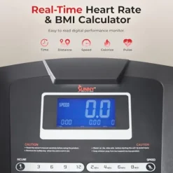 Sunny Health & Fitness Smart Treadmill Black