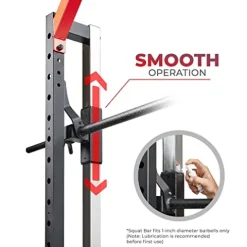 Sunny Health & Fitness Smith Machine Squat Rack Essential Series Black