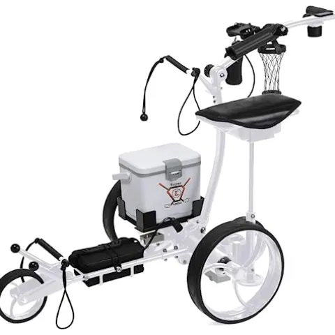 Super E Caddy The Pro Electric Golf Cart White