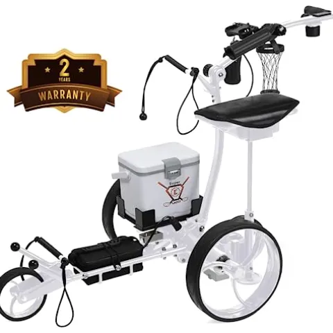 Super E Caddy The Pro Electric Golf Cart White