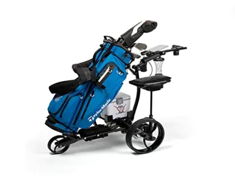 Super E Caddy The Pro Wireless Remote Control Electric Golf Cart Black