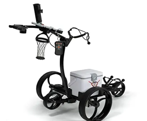 Super E Caddy The Pro Wireless Remote Control Electric Golf Cart Black