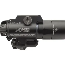 SureFire X400T High-Candela LED WeaponLight with Green Laser Black