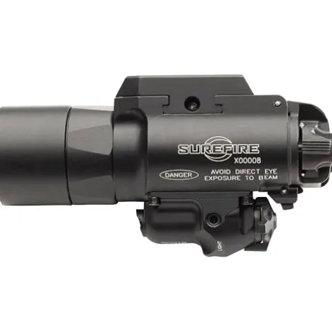 SureFire X400T High-Candela LED WeaponLight with Green Laser Black