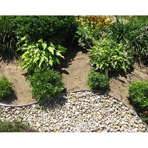 Sure-Loc 1/8″ x 4″ x 8′ Professional Aluminum Landscape Edging Black