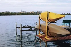 Suspenz Kayak Storage Rack, 2-Boat Free Standing – Yellow