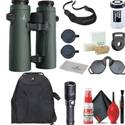 SWAROVSKI OPTIK 8×42 EL Range TA Laser Rangefinder Binoculars with Tracking Assistant, Padded Backpack, Flashlight, and Cleaning Kit