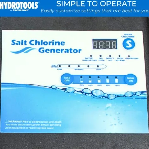 Swimline Hydrotools 87640 Salt Chlorine Generator (40K Gal)
