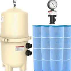 Swimline HydroTools 480 SF Pool Cartridge Filter 74,000 Gallons