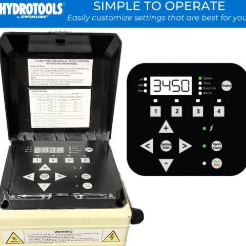 Swimline Hydrotools Variable Speed Pool Pump Beige