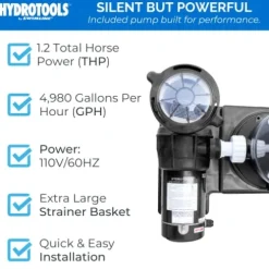 Swimline Sure-Flo Cartridge Filter System 1.2 THP Pump Multi