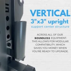 Synergy Custom Fitness 8-Tier Vertical Dumbbell Storage Rack – DBRK8 (Grey)