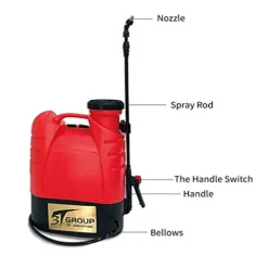3T Group 780 Electrostatic Rechargeable Ultra Volume Spray Fogger Machine Red