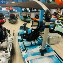 TACO Marine T10-4000-18 ShadeFin Mini with Bag & Kayak Mount Silver