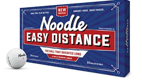 TaylorMade 2018 Noodle Easy Distance Golf Ball White Pack of 15