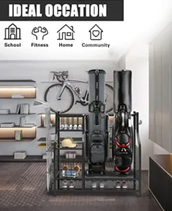TBEONE Golf Storage Garage Organizer Rack