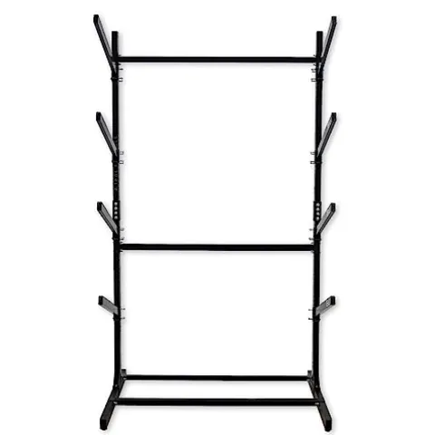 Teal Triangle Freestanding G-Watersport 4 Kayak and SUP Outdoor Storage Rack Black