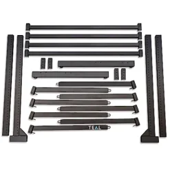 Teal Triangle Freestanding G-Watersport 4 Kayak and SUP Outdoor Storage Rack Black